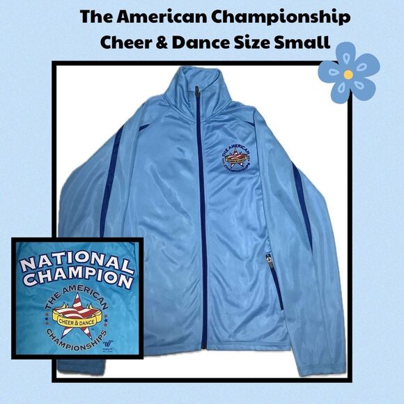American Cheer and Dance Championships National Full Zip Jacket‎ Blue Size Small - Picture 1 of 3